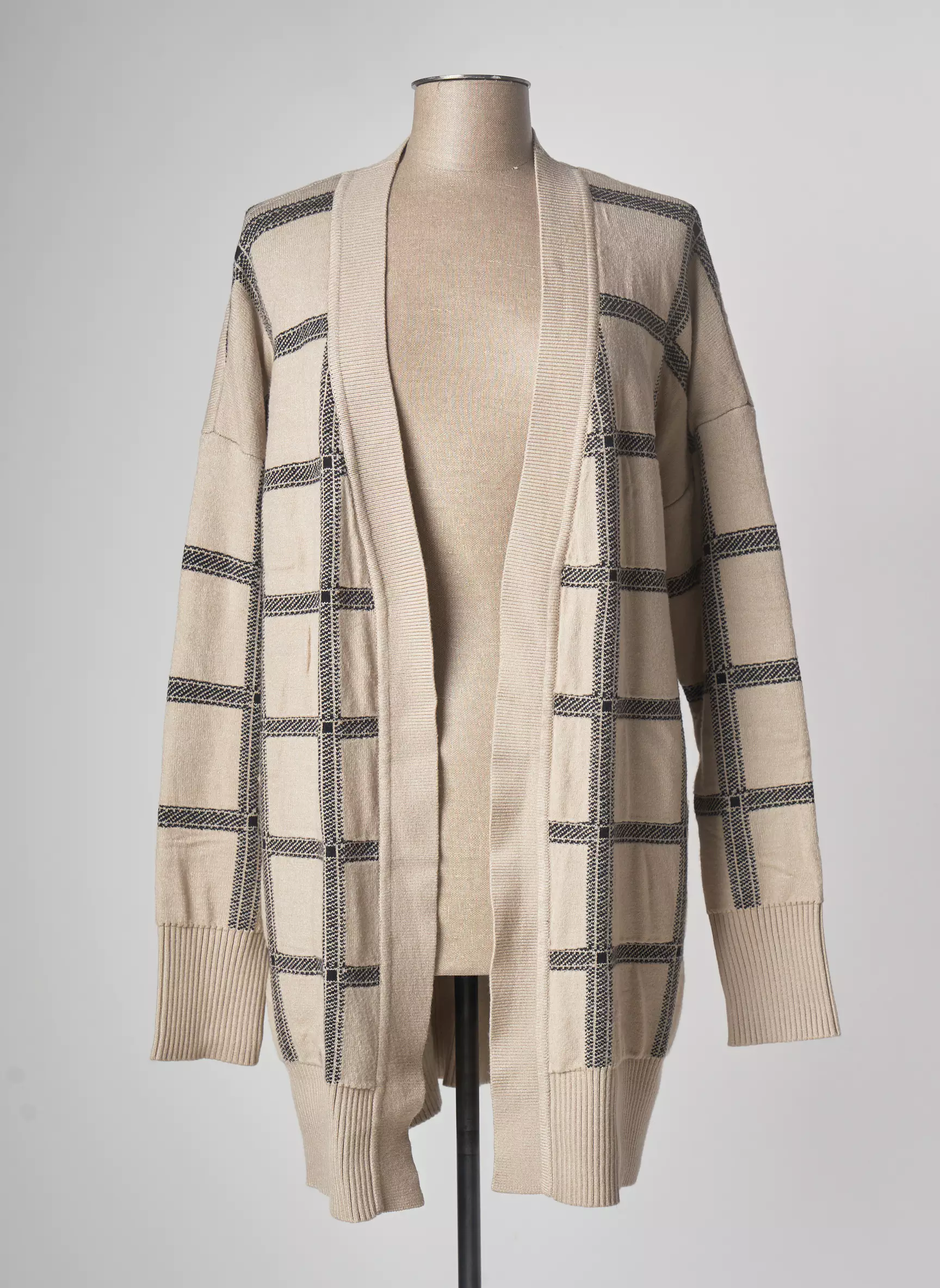 K Design Cardigans Femme couleur beige