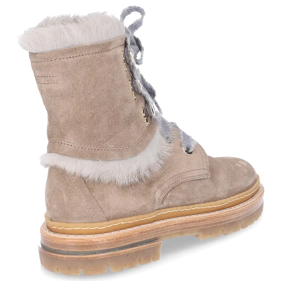 AGL Attilio Giusti Leombruni - Stiefeletten D717576 Veloursleder - beige