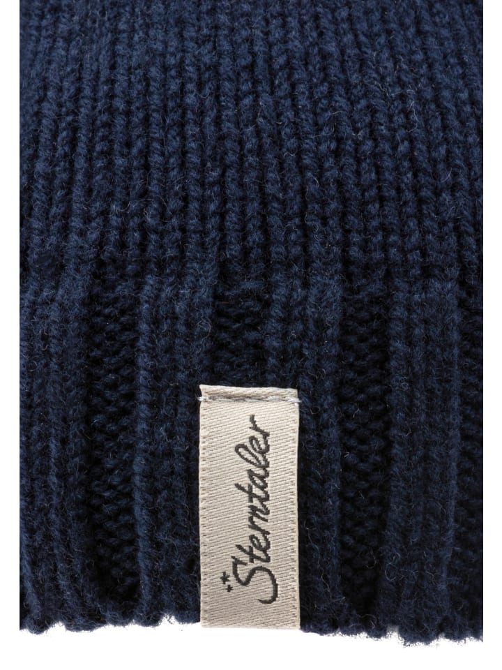 Sterntaler Strickmütze Lambswool in marineblau günstig kaufen