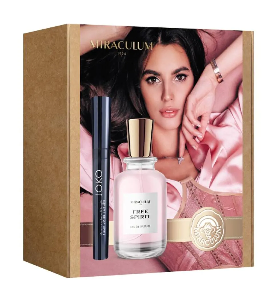 Miraculum Sæt (Free Spirit Eau de Parfum 50ml + Pump Your Lashes Mascara 1 stk)