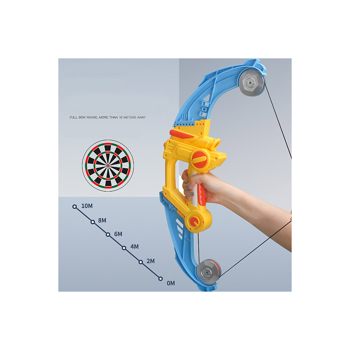 Schießspielzeug Weiches Slingshot-Bogen- und Pfeilset für den Innen- und Außenbereich