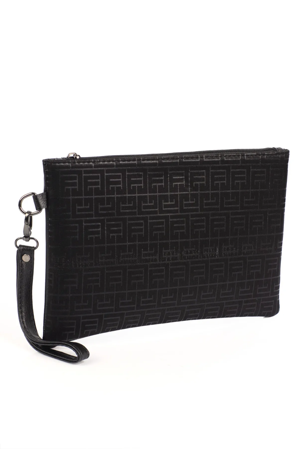Capone Outfitters  Capone Satin Labyrinth gemusterte Paris Damen-Clutch