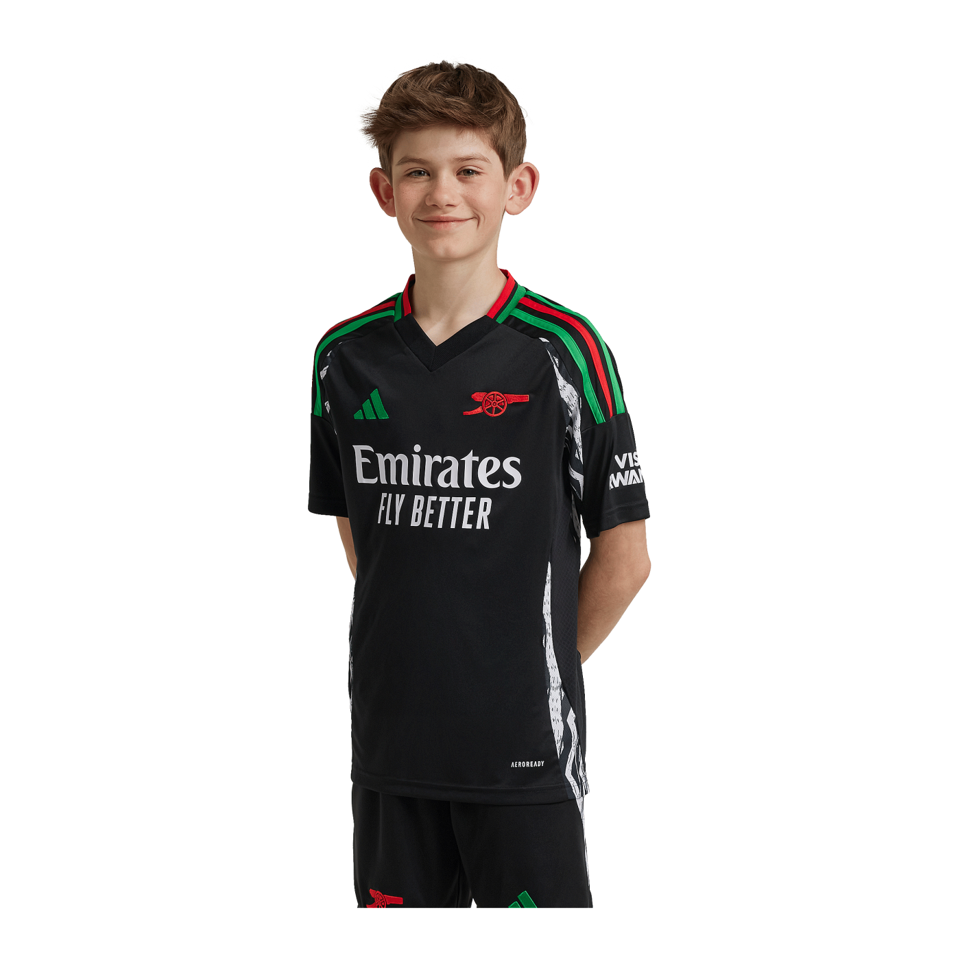 adidas FC Arsenal London Trikot Away 2024/2025 Kids Schwarz