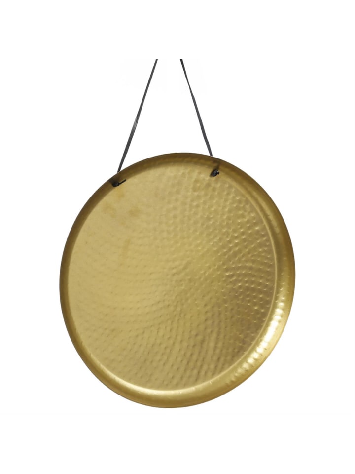 MARELIDA Dekotablett Dekoteller aus Metall magnetisch D: 38,5cm in gold günstig kaufen onesize