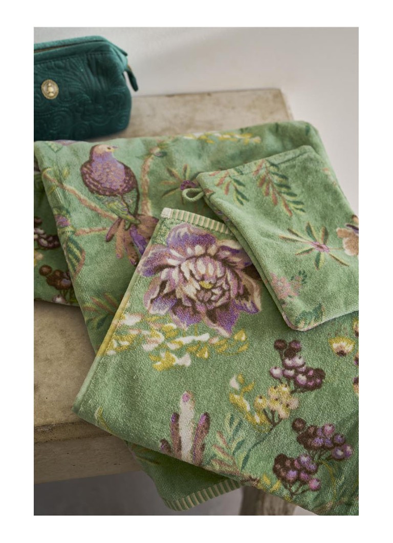 Pip Studio Secret Garden terry cotton washcloth - 400 g/m² - 16 x 22 cm
