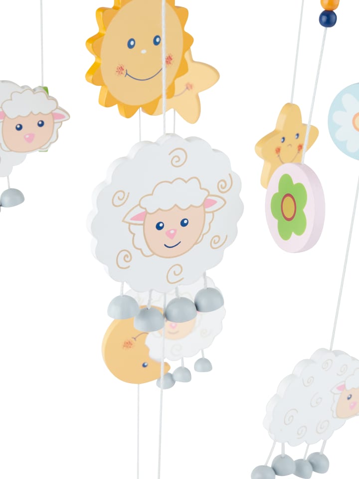 Bieco Spielwaren 3D Baby Mobile Schaf Betty Holz - ab Geburt in Gelb günstig kaufen onesize