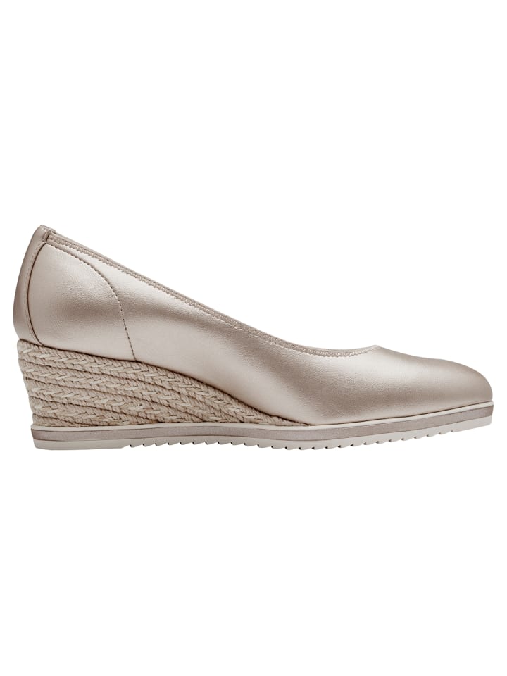 Tamaris Keilpumps in LIGHT GOLD günstig kaufen