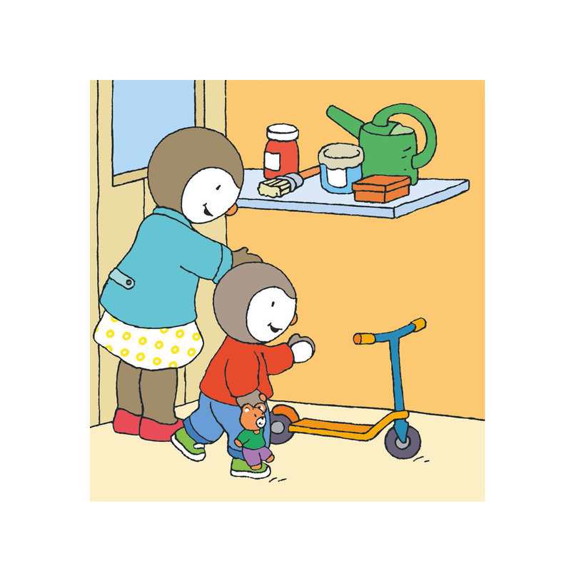 Livre T'choupi fait de la trottinette - Nathan Jeunesse