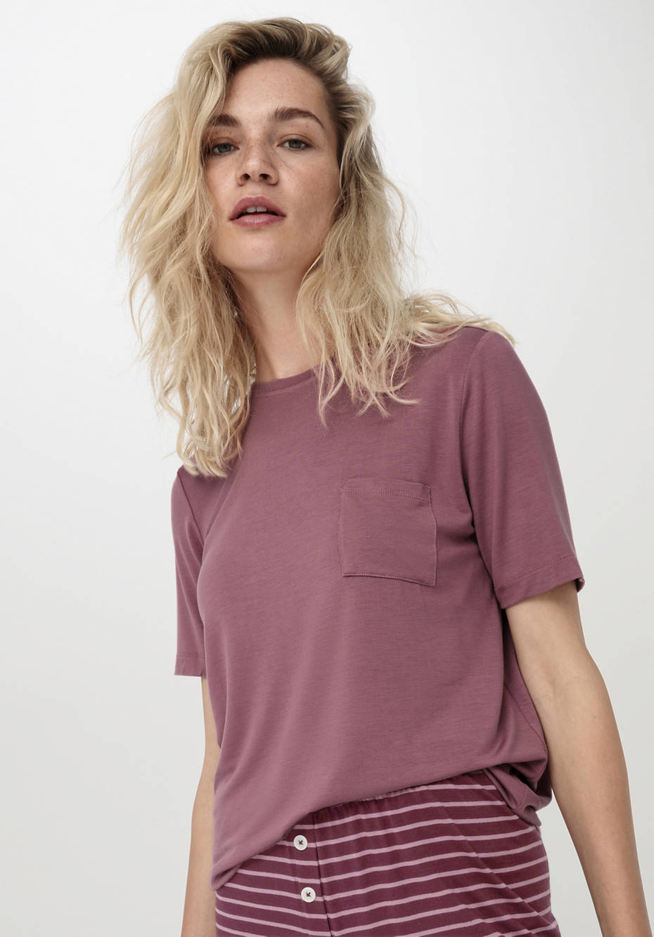 Halbarm Schlafshirt aus Tencel™Modal