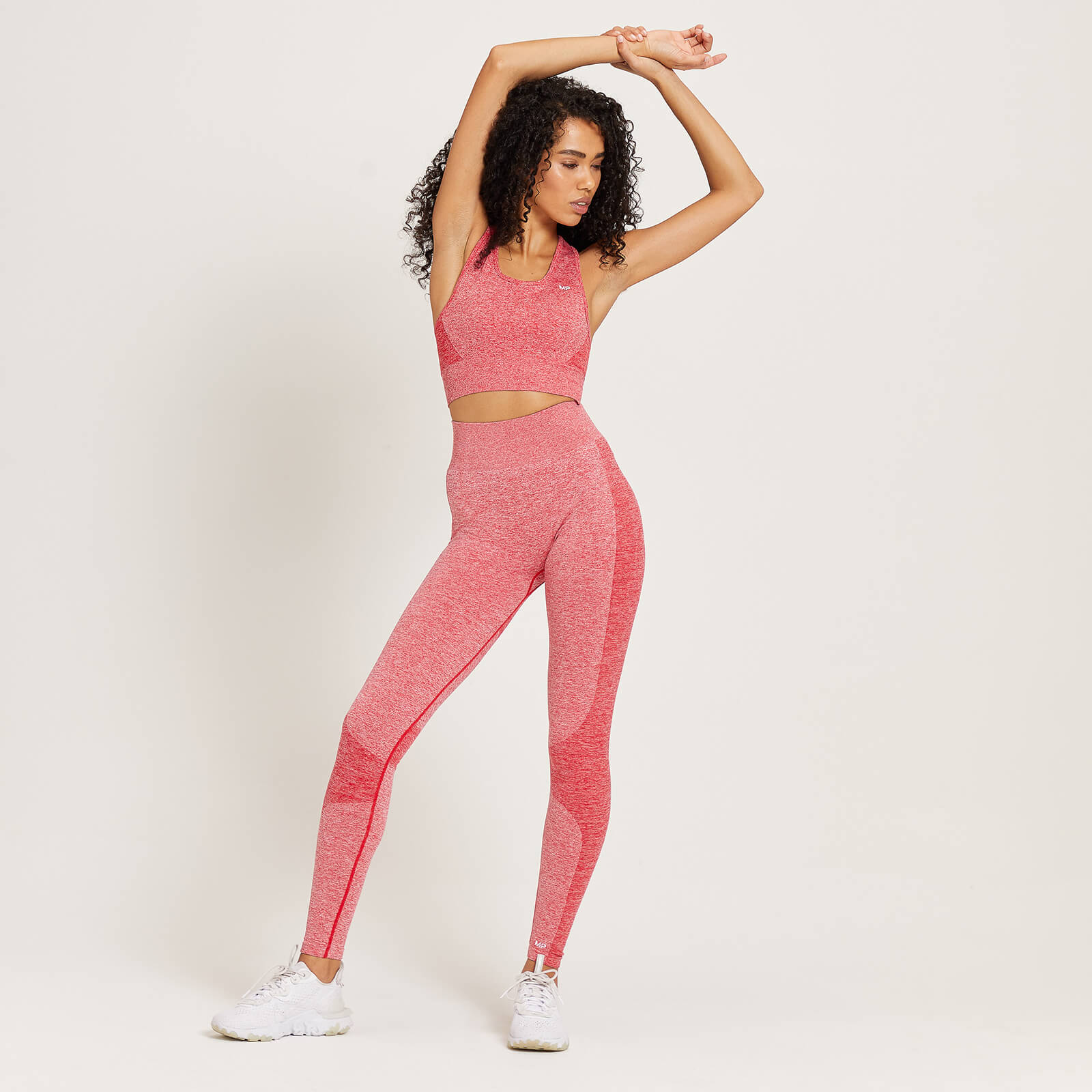 Legging taille haute MP Curve pour femmes – Rouge danger chiné