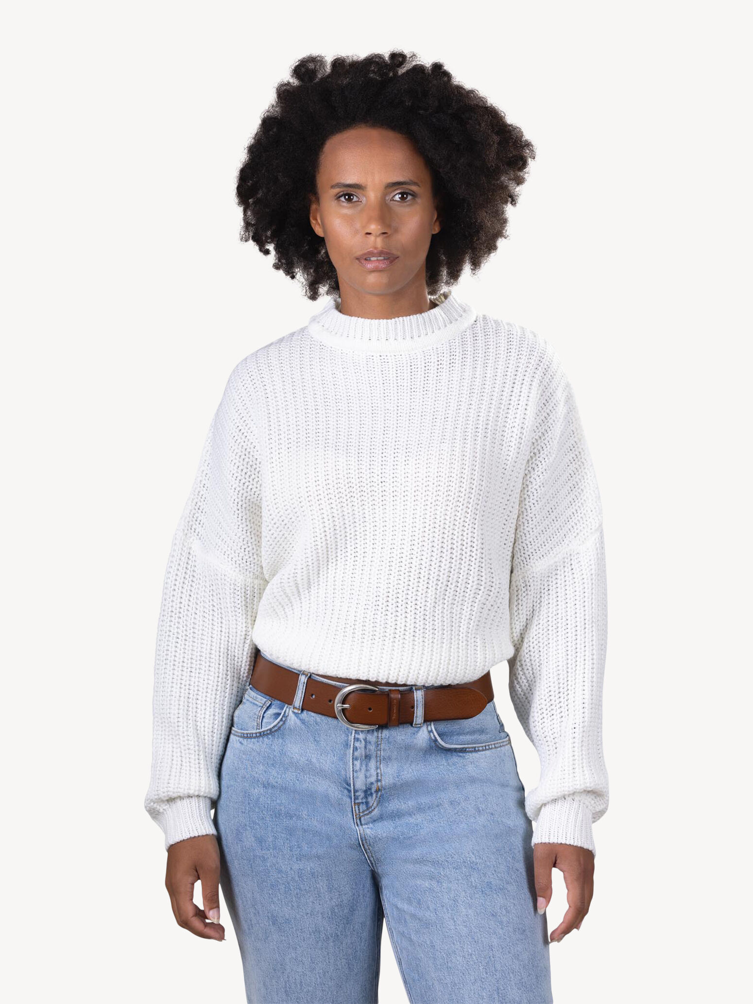 Ceinture en cuir - marron