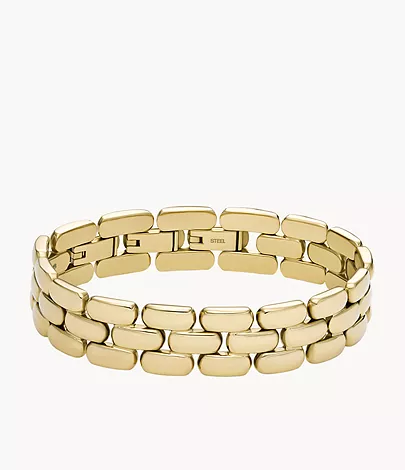 Fossil Gliederarmband Arden Watch Links Edelstahl goldfarben