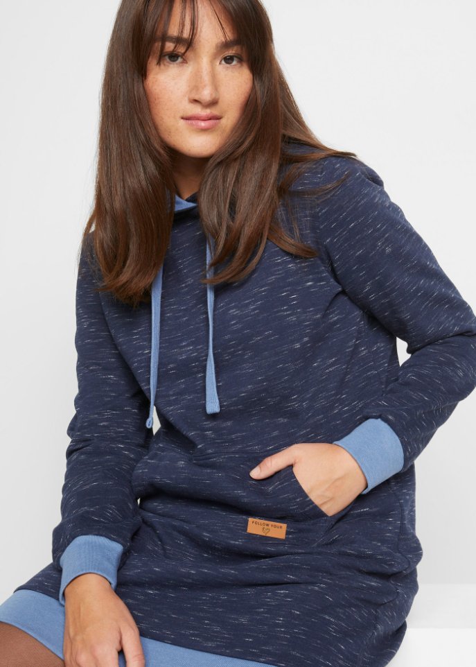 Sweatkleid mit Kapuze