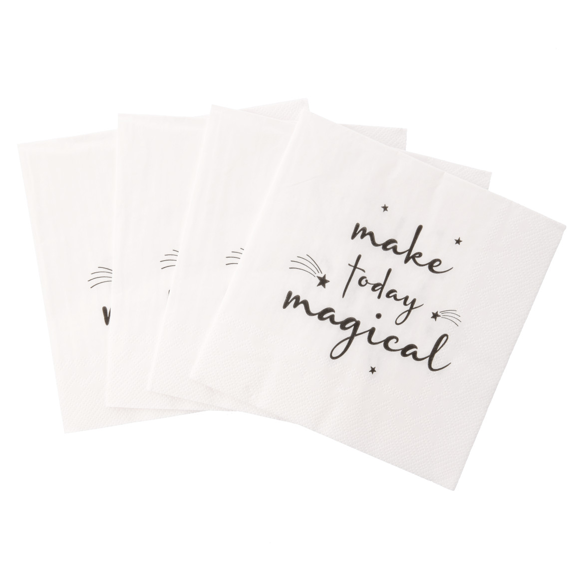 20 Servietten mit Spruch-Motiv