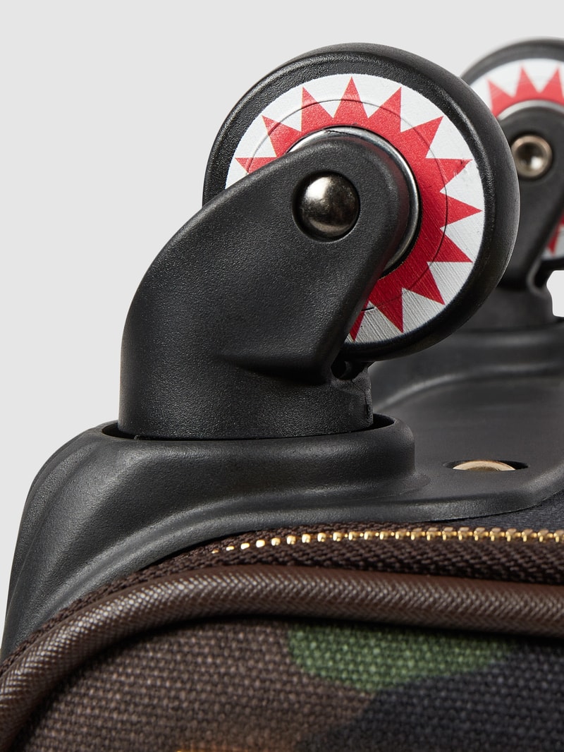 Trolley aus Canvas in khaki
