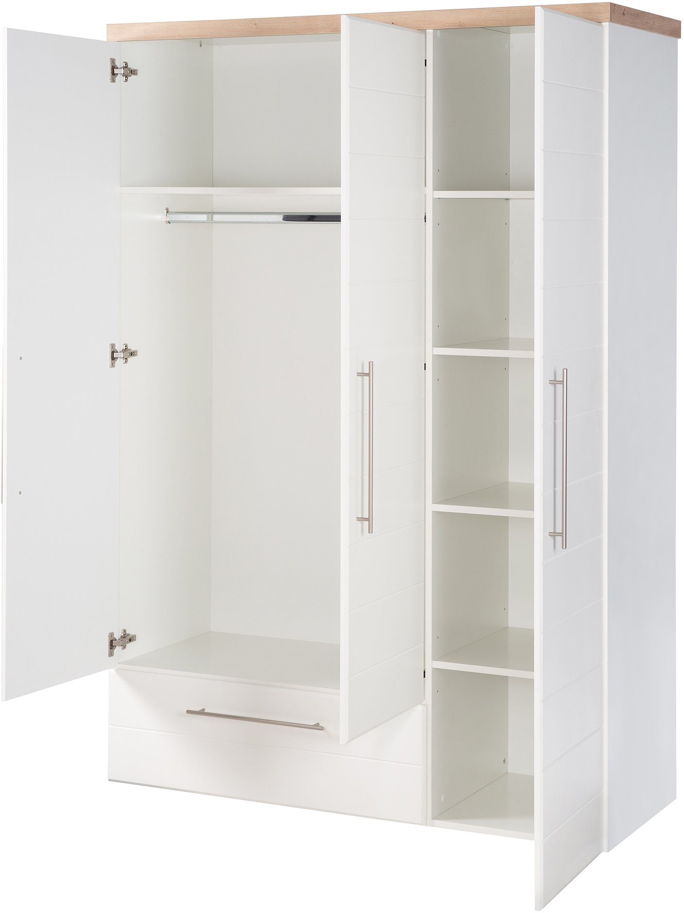roba® Kinderkleiderschrank Nele 3-trg. mit Schublade; Made in Europe