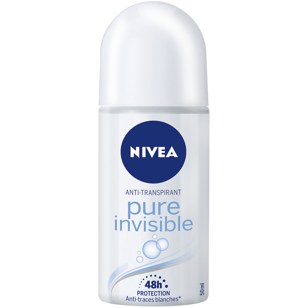 nivea PURE INVISIBLE - Bille Anti-transpirant48H Déodorant femme