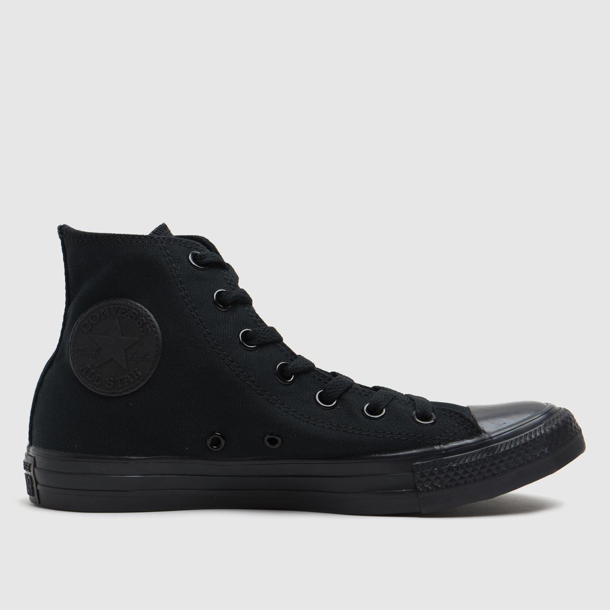 Converse – All Star – Svarta höga sneakers