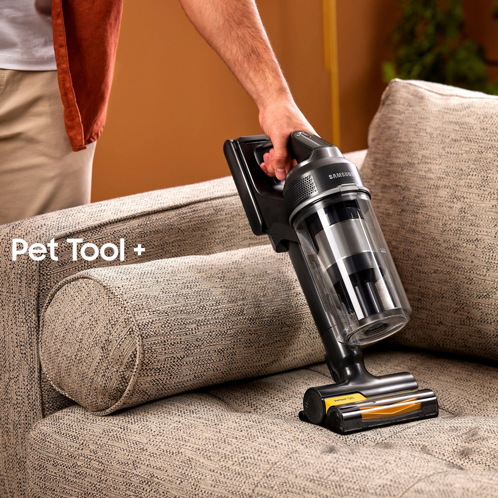 Samsung Akku-Handstaubsauger Jet 95 Akku+ PetPRO, VS20C95D2TK/WD, 580 W, beutellos, 2x Akkus