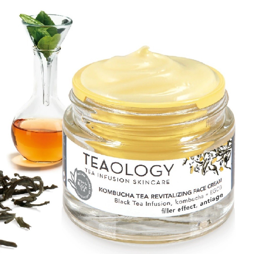Revitalizačný krém na tvár Teaology s kombuchovým čajom