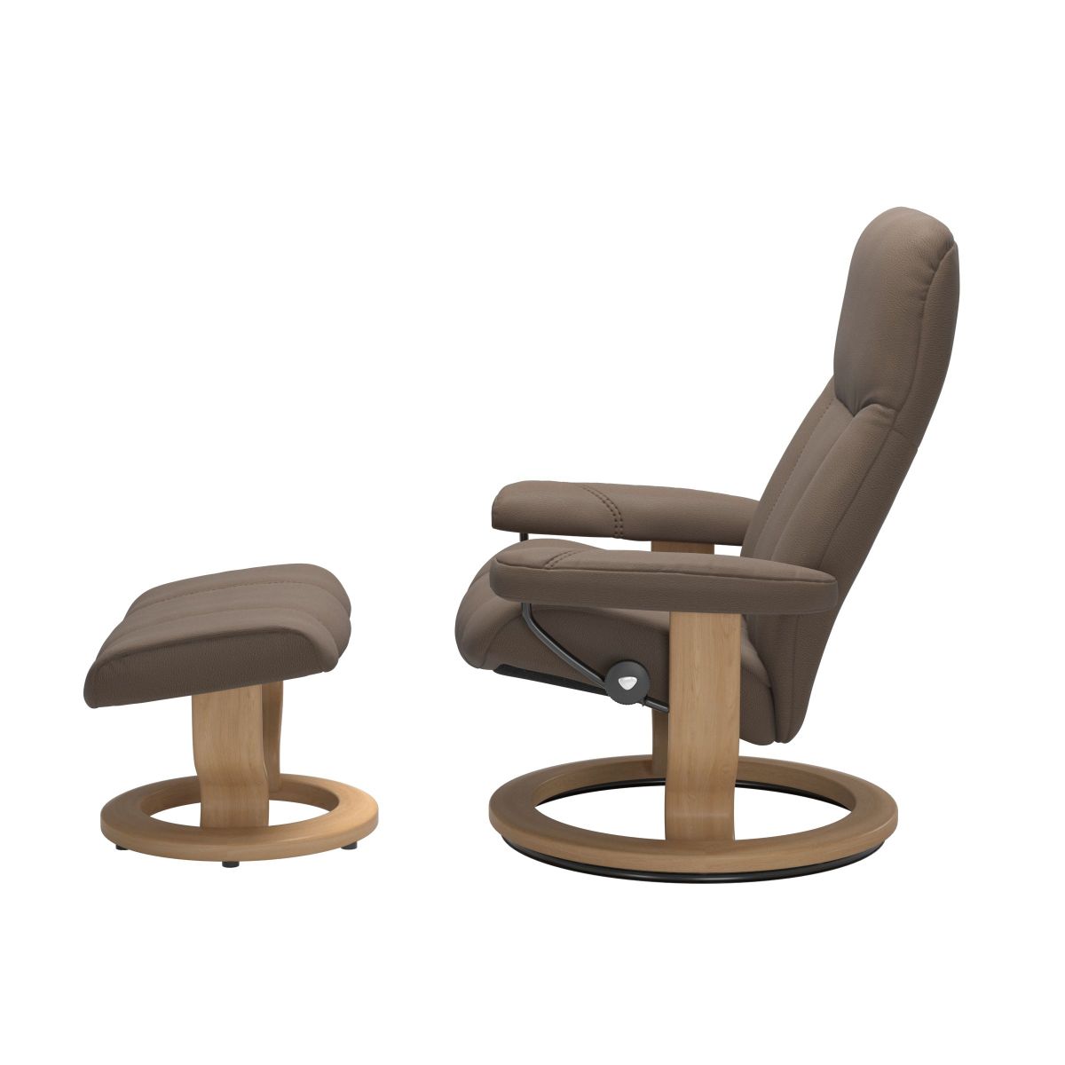 Stressless Sessel Consul M Classic mit Hocker Braun