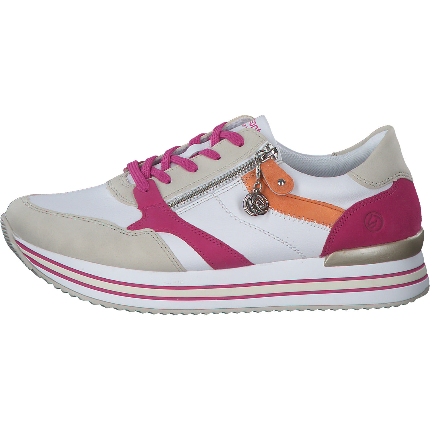 Remonte D1323, Schnürschuhe, Damen, Weiß
