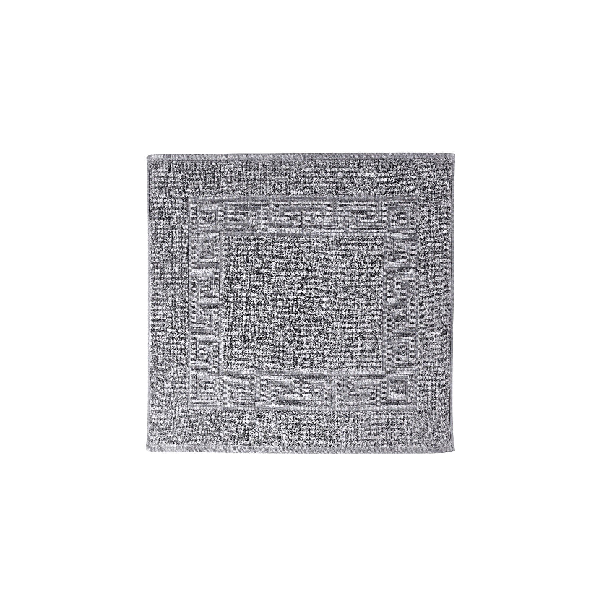 Tapis de bain éponge liteau motif frise grecque