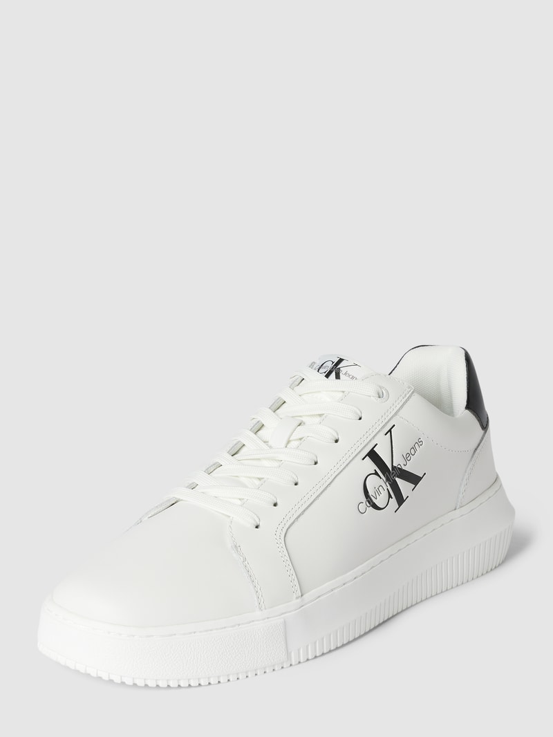 Sneaker mit Label-Detail Modell 'CHUNKY' in weiss