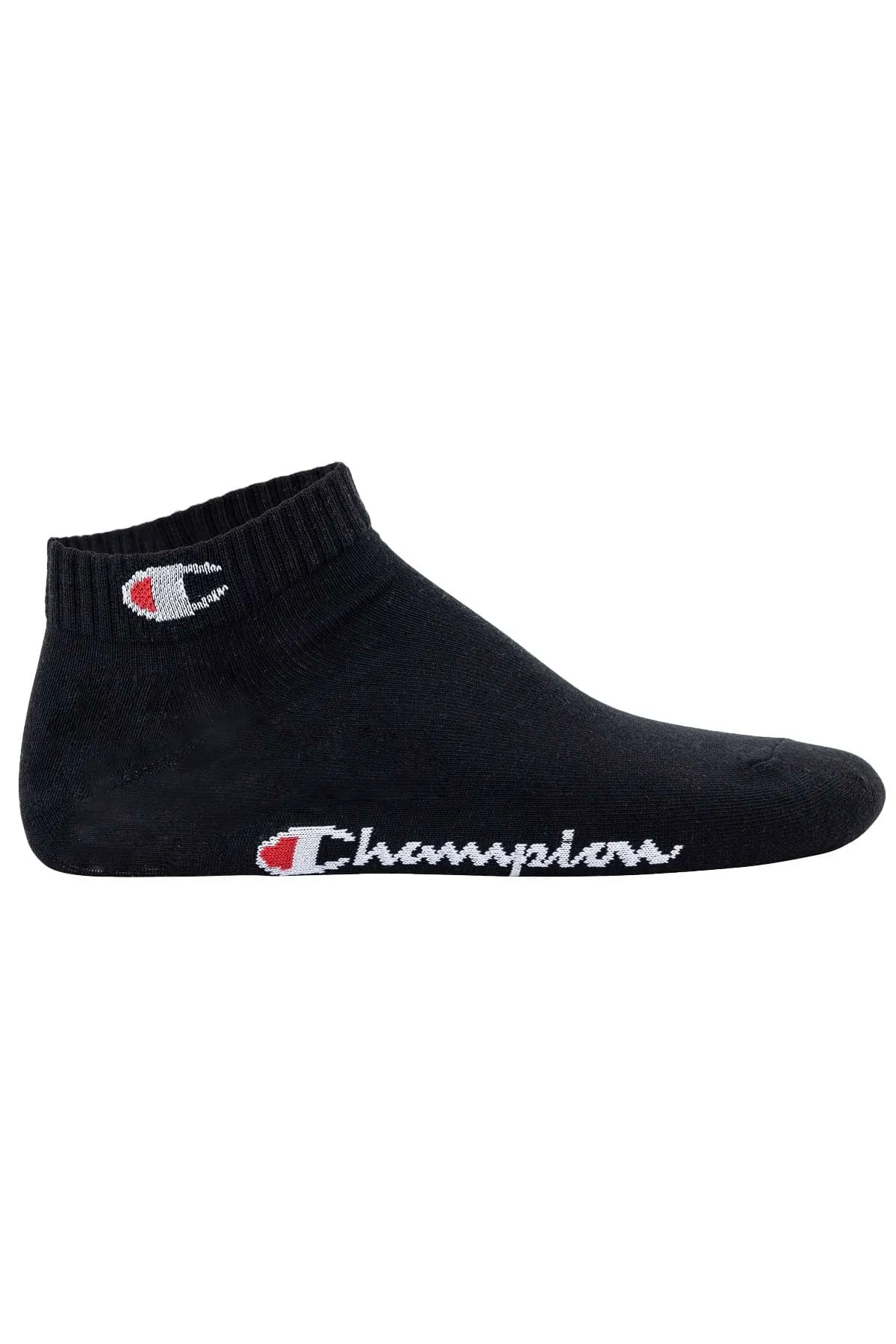 Champion  Unisex-Socken, 6er-Pack – Viertelsocken, Basic, Logo