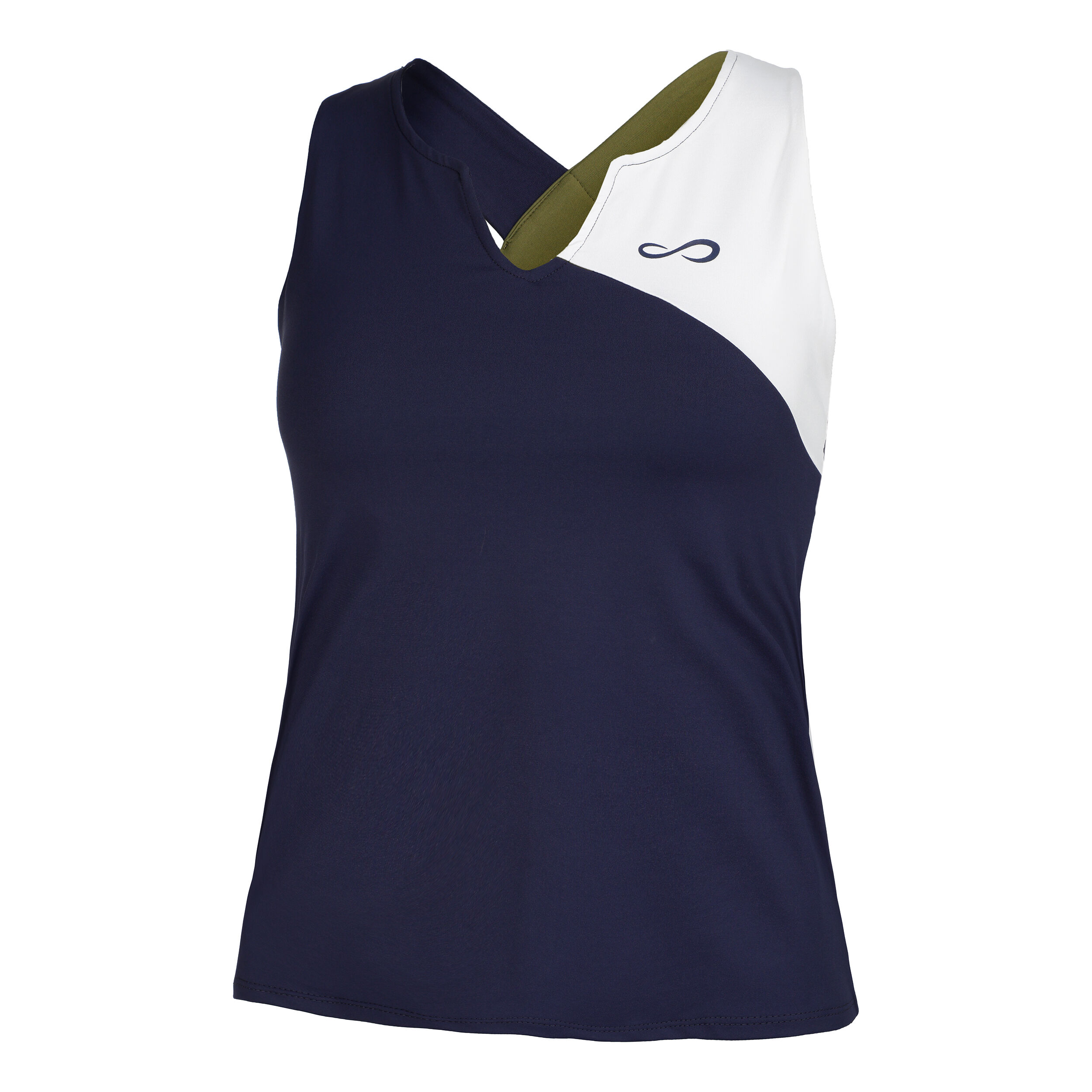 Bliss Tank-Top Damen - Dunkelblau, Weiß