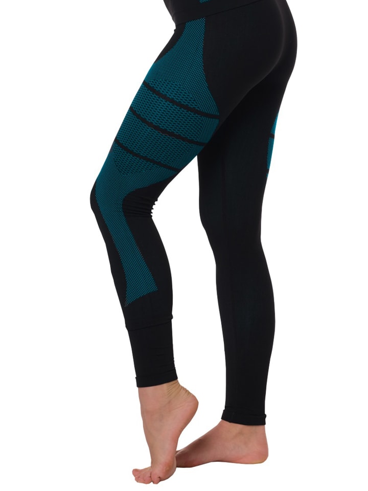 Stark Soul® Skiunterwäsche - Hose Funktionswäsche in schwarz/türkis günstig kaufen