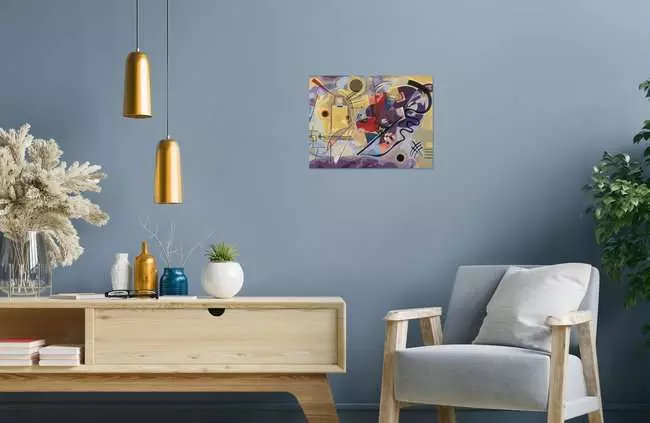 CreArt ART Collection: Gelb, Rot, Blau (Kandinsky) - Malen nach Zahlen für Erwachsene