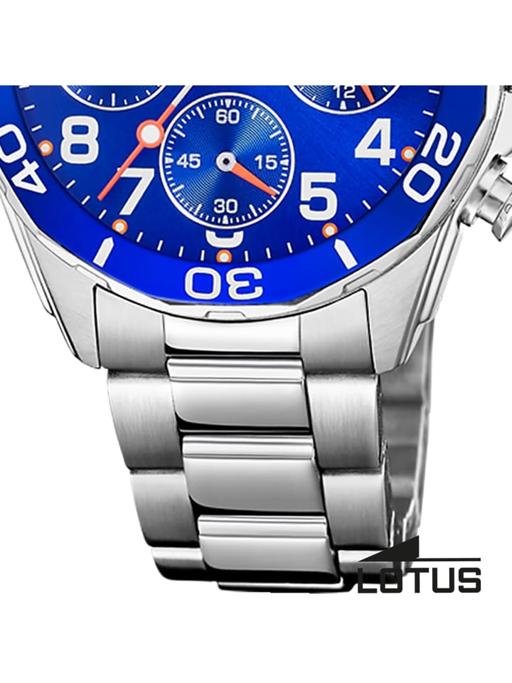 Lotus Chronograph-Armbanduhr Lotus Classic silber mittel (ca. 36mm) günstig kaufen onesize