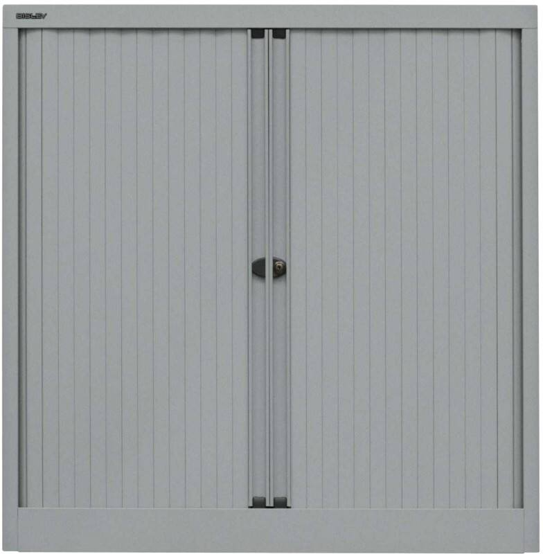 Bisley Rollladenschrank EuroTambour Silber 1.000 x 430 x 1.030 mm