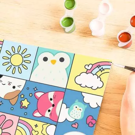 CreArt Squishmallows - Malen nach Zahlen für Erwachsene