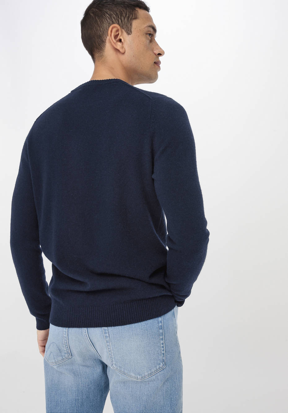 Pullover aus Schurwolle mit Kaschmir