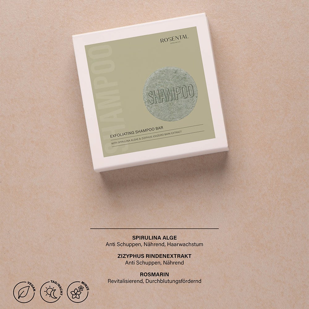 Rosental Organics Exfoliating Shampoo Bar 55 g