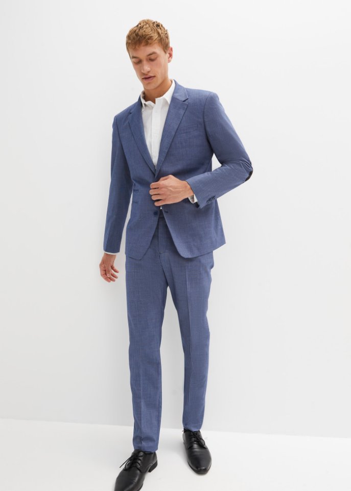 Anzug (2-tlg.Set): Sakko und Hose, Slim Fit