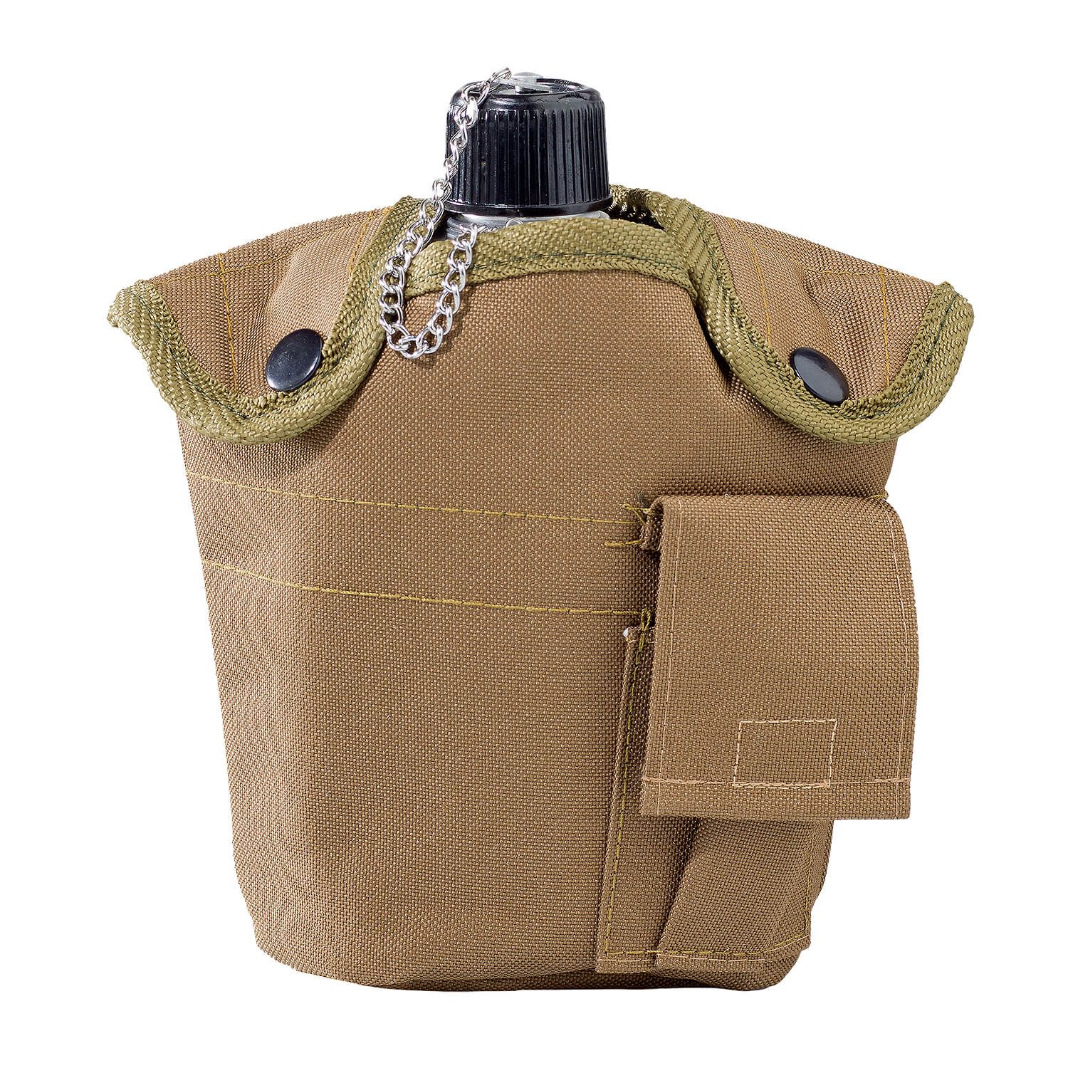 US Feldflasche mit Becher Alu