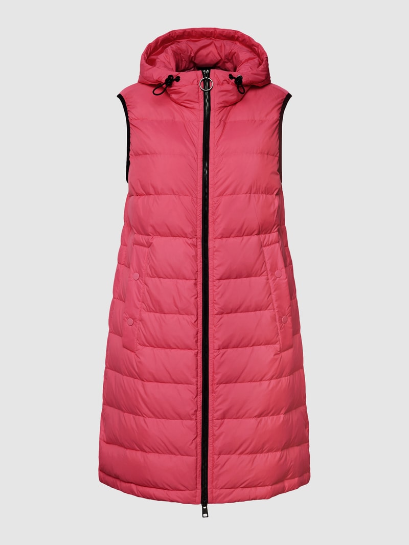 Weste mit Label-Details in pink
