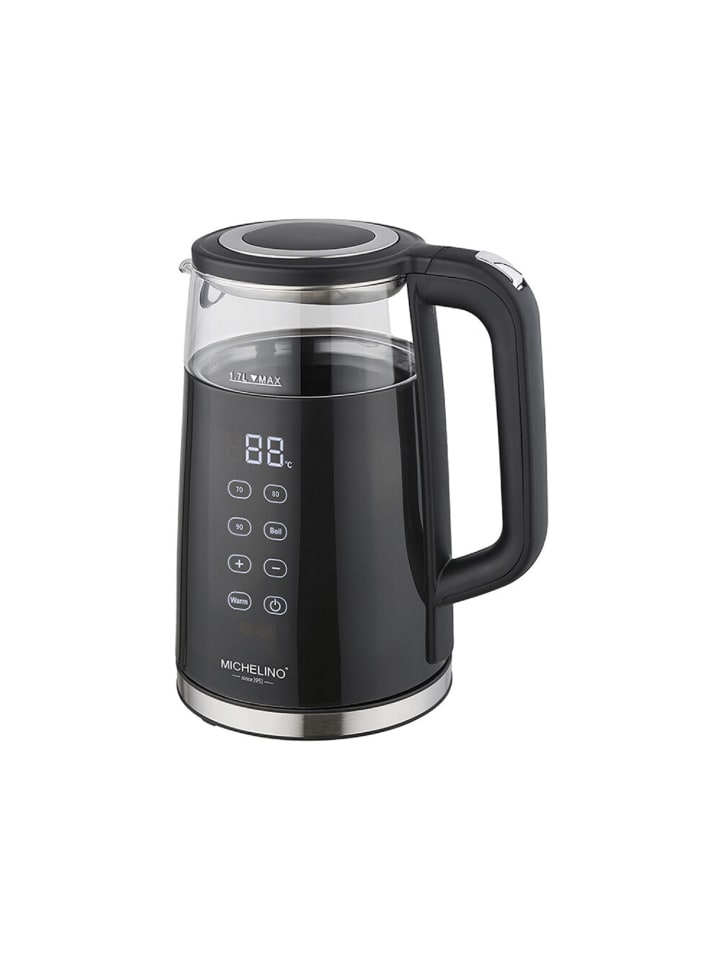 Michelino Michelino Digitaler Wasserkocher automatische Abschaltung in Schwarz günstig kaufen onesize