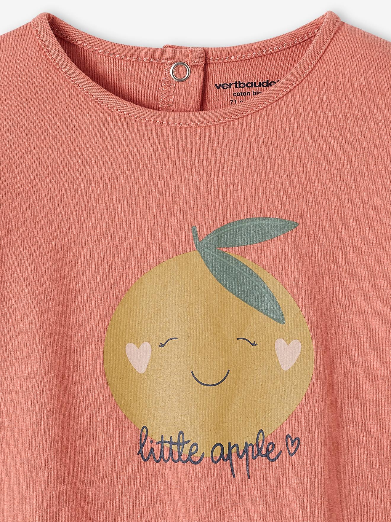 Ensemble bébé T-shirt + bandeau + short rose