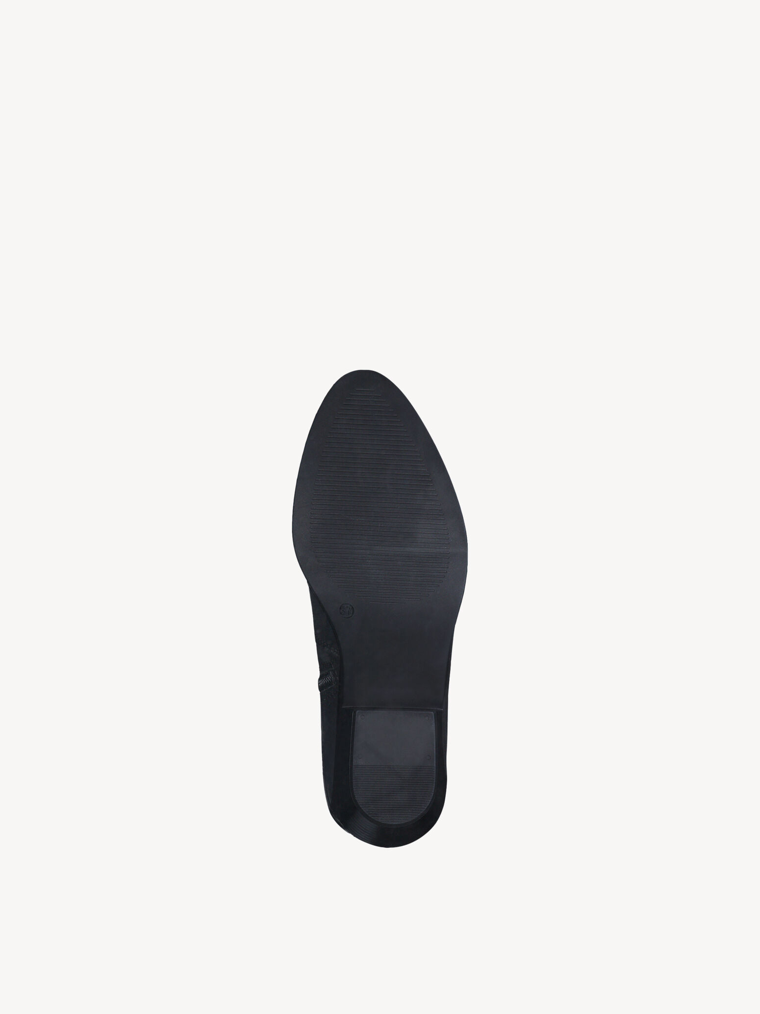 Bottine en cuir - noir