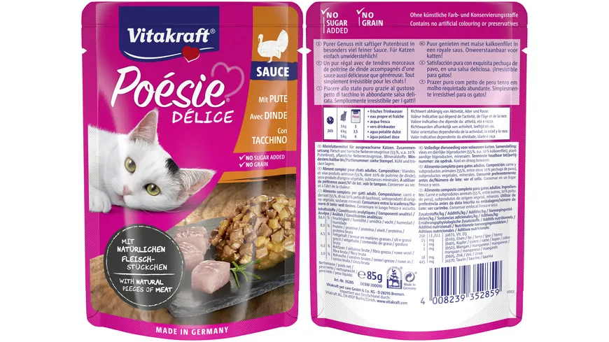 Vitakraft Poésie Délice Poultry Selection 680 g