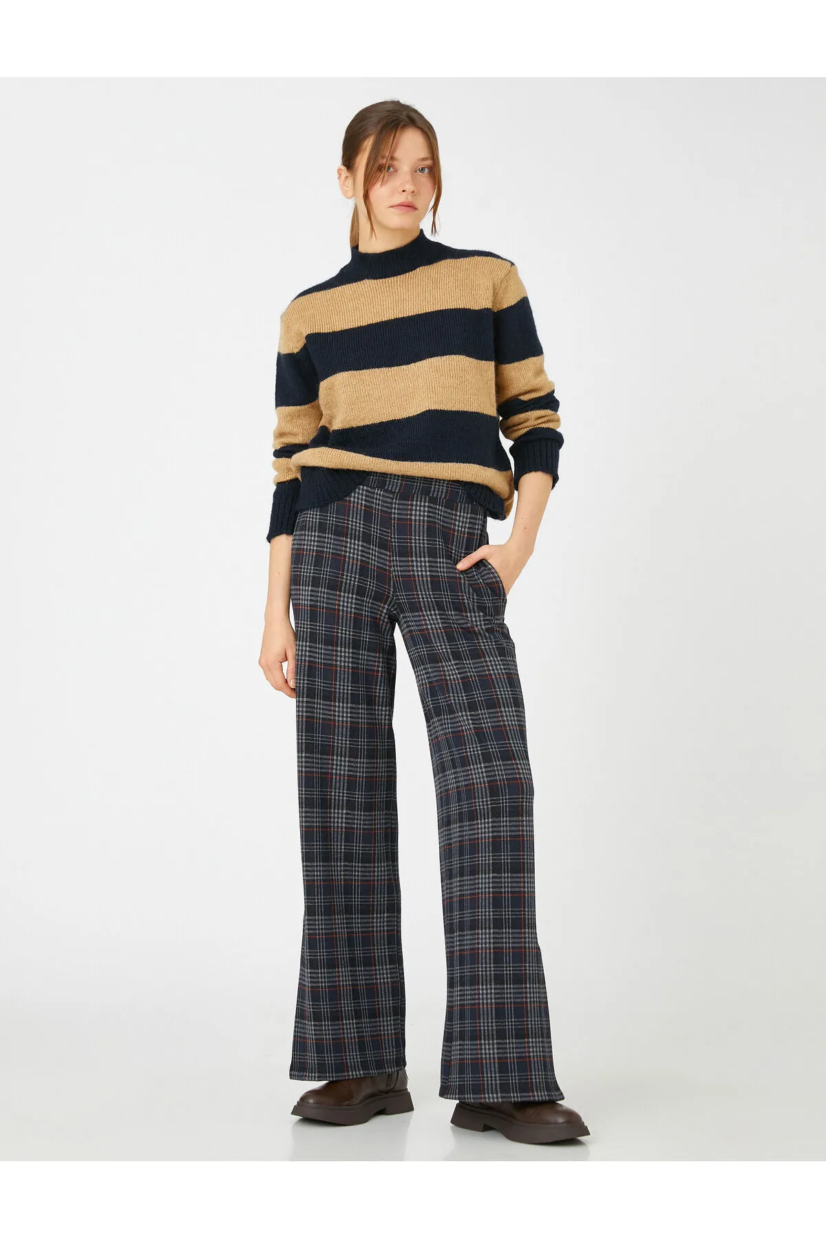 Koton  Hose mit weitem Bein und Schlitz