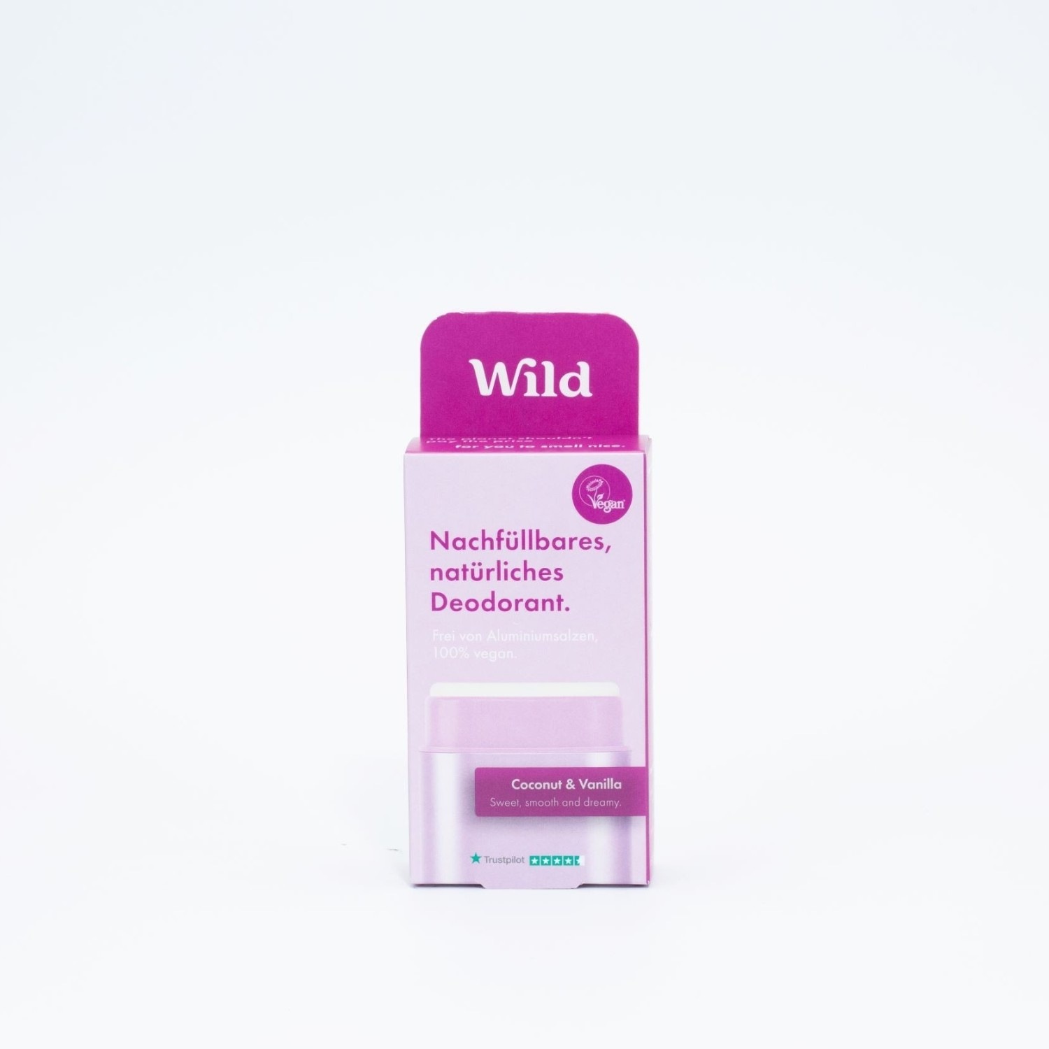 Deo Startpaket: Behälter Lila & Coconut & Vanilla Refill Deo