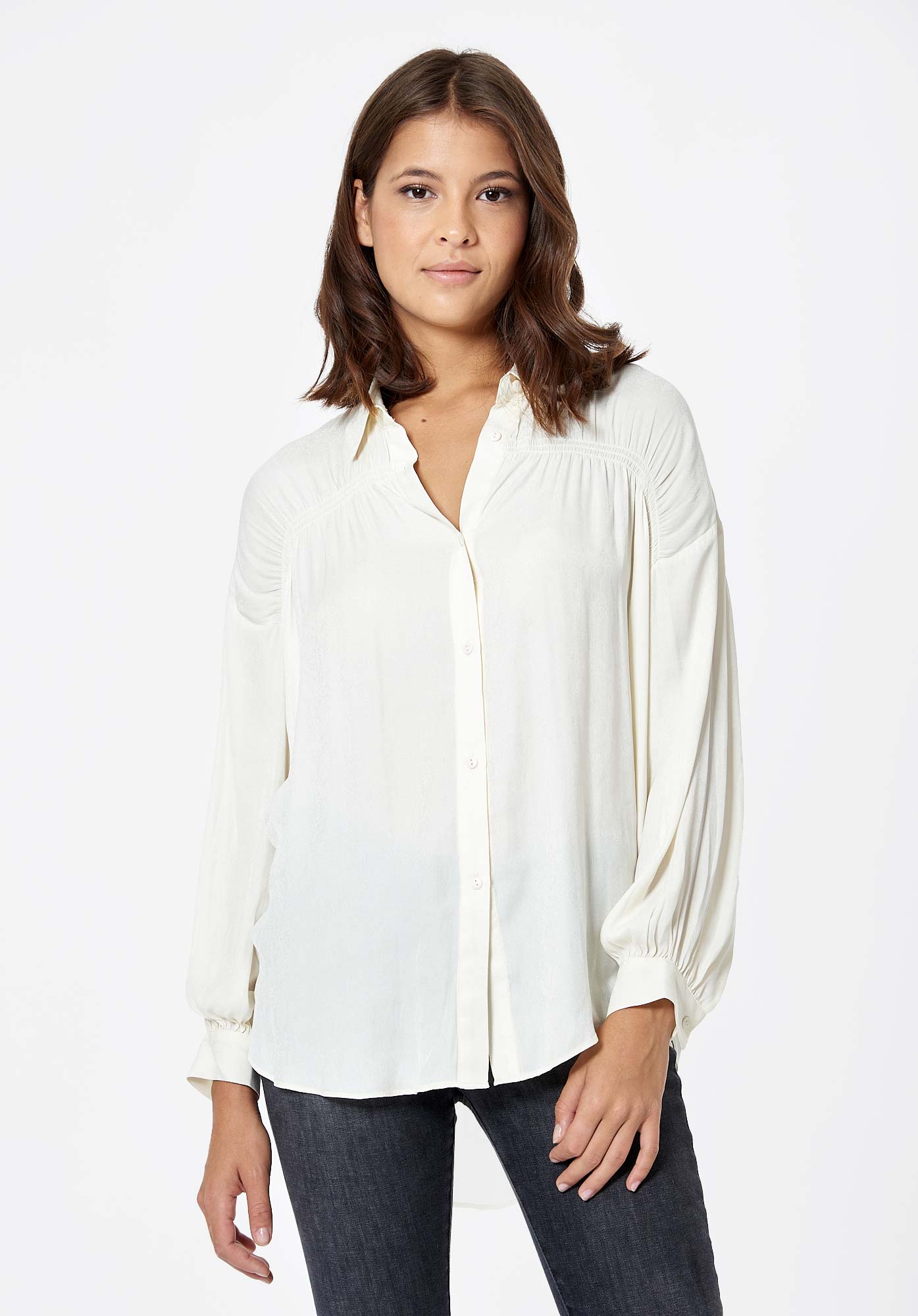 NEMO   Blouse blanche python Femme