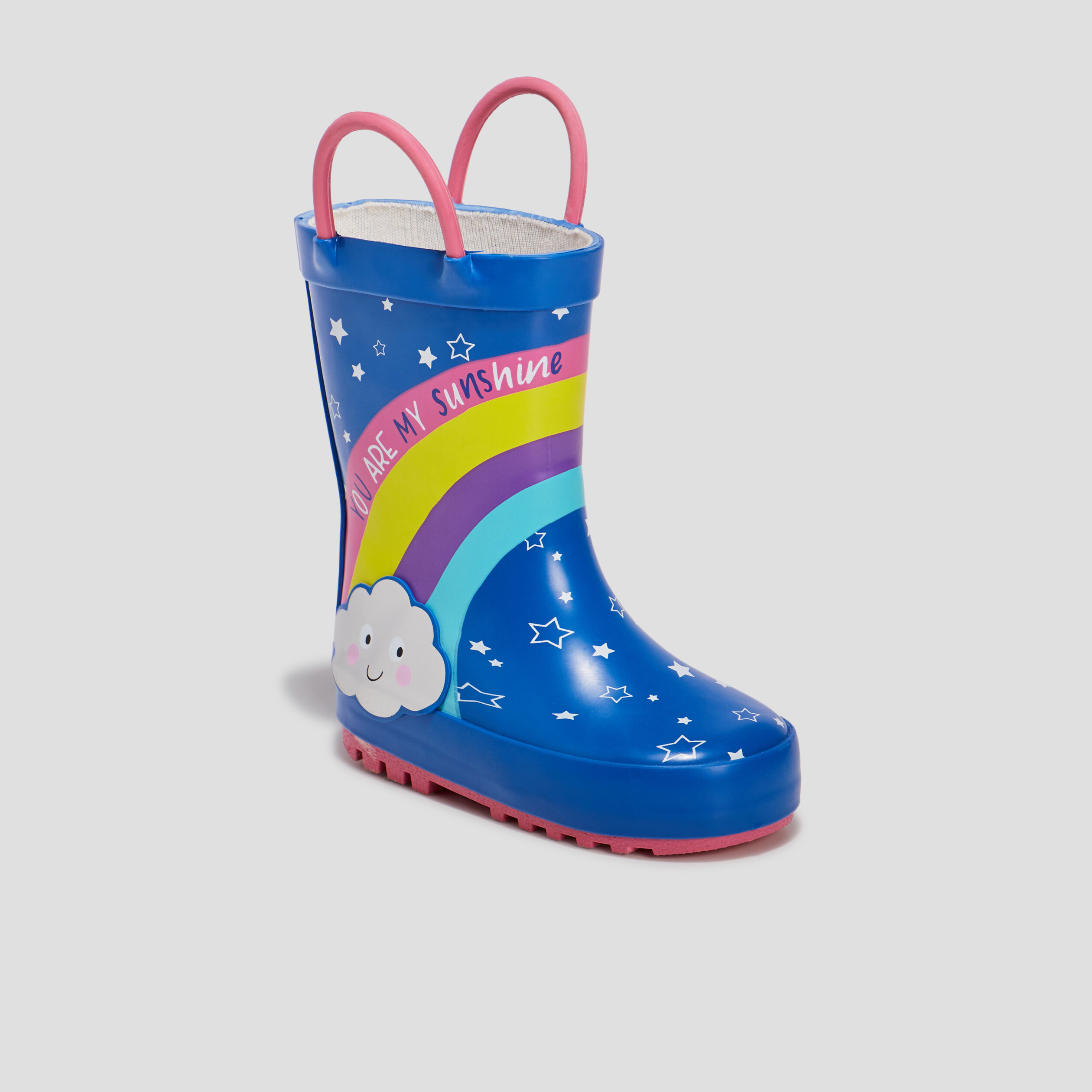 Bottes de pluie bleu bébé fille | La Halle