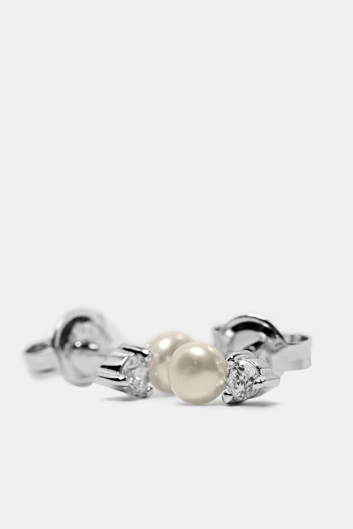 Sterlingsilber-Ohrringe mit kubischem Zirkonia