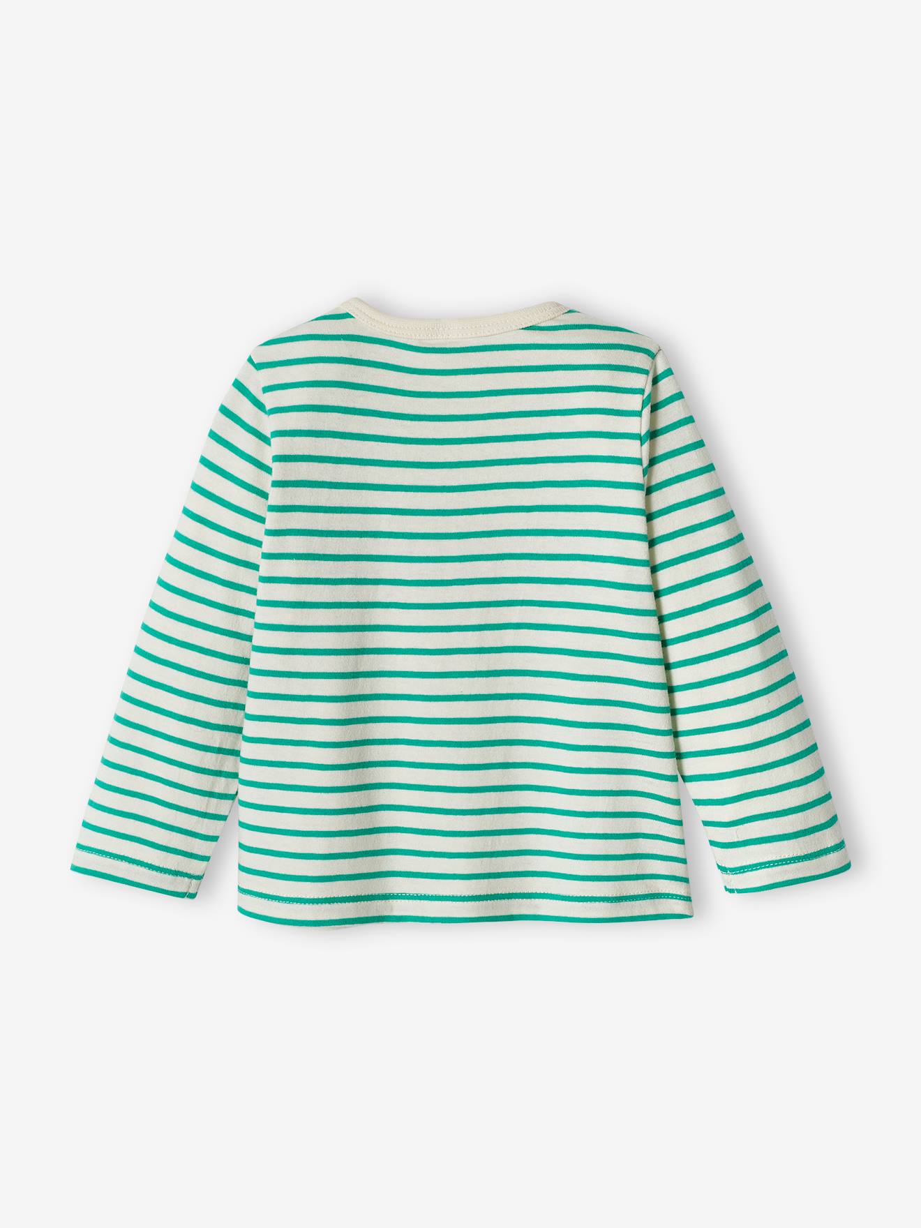 T-shirt bébé garçon message vert